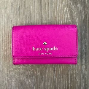 Kate Spade pink business card holder